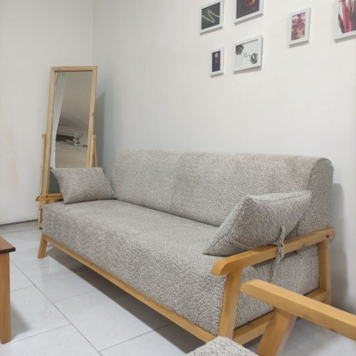 مبل السا مینیمال دسته چوبی